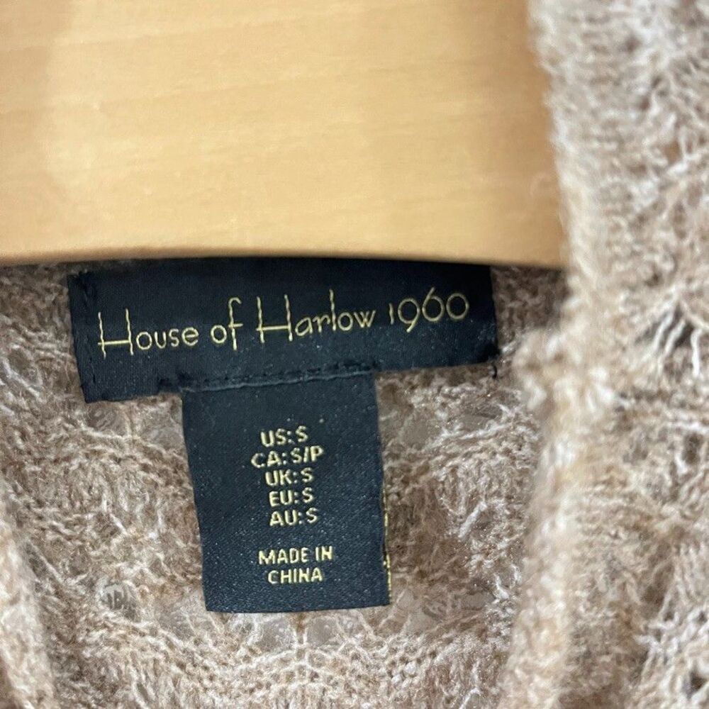 House of Harlow 1960 2 Piece Set Knit Top Maxi Midi Skirt Sz S Boho Wool Blend - Picture 5 of 12